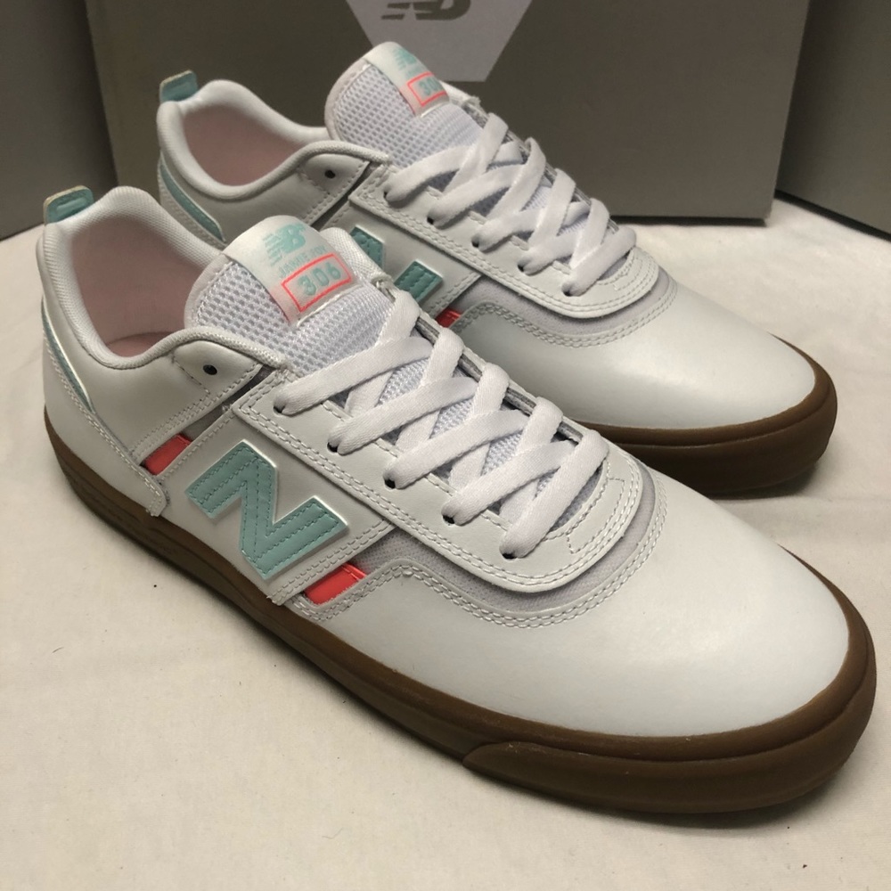 New Balance 306 white gum